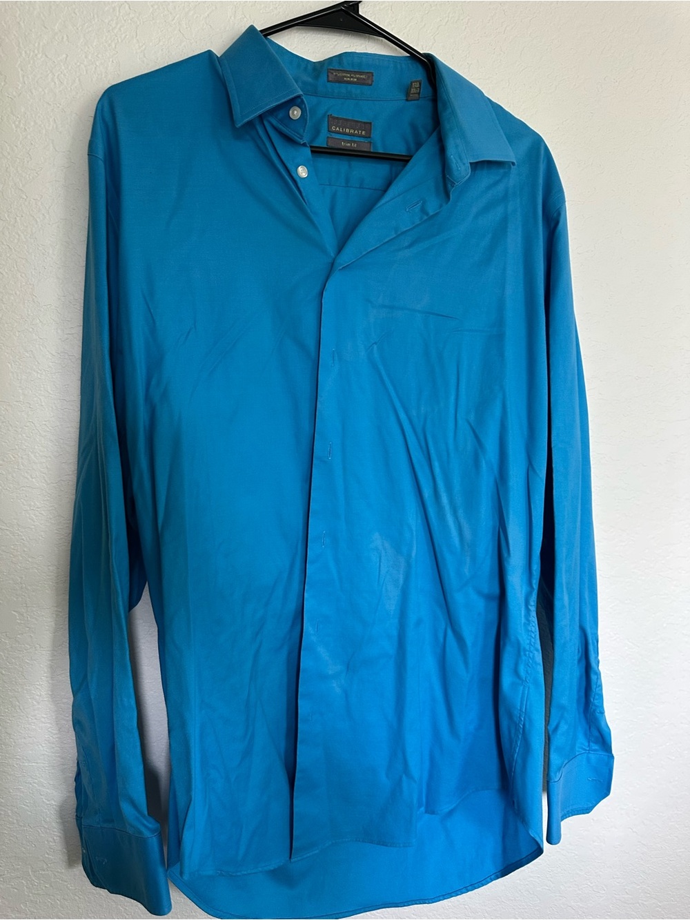 C2 by Calibrate Teal Button-Up Shirt